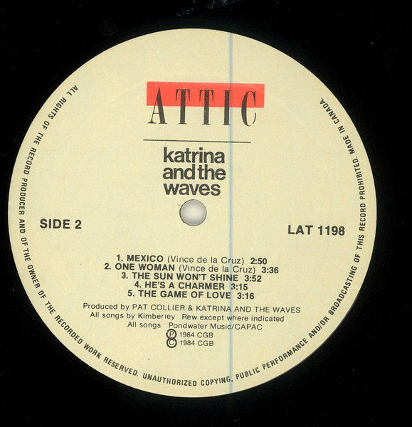 Katrina And The Waves - Katrina And The Waves 2 - 1984