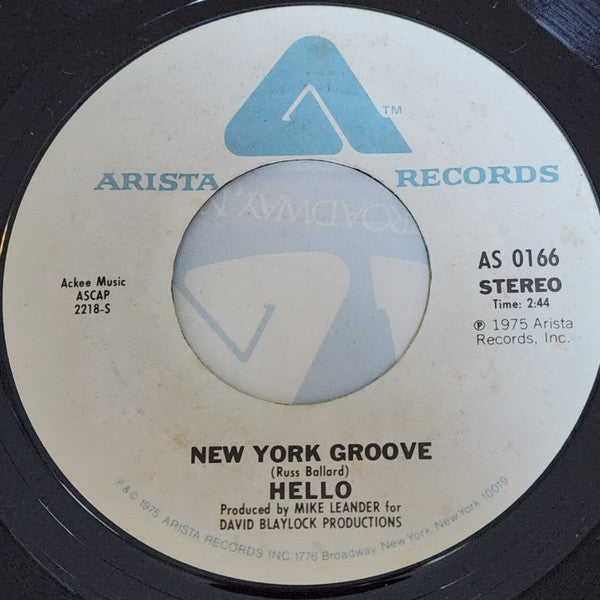 Hello - New York Groove