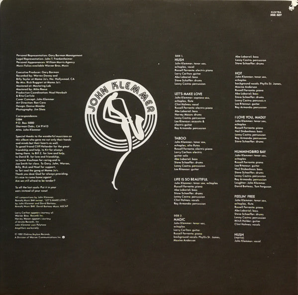 John Klemmer - Hush - 1981