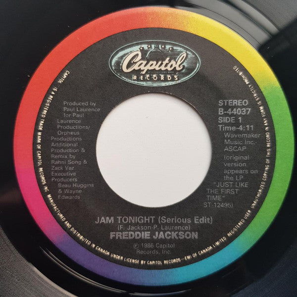 Freddie Jackson - Jam Tonight - 1986