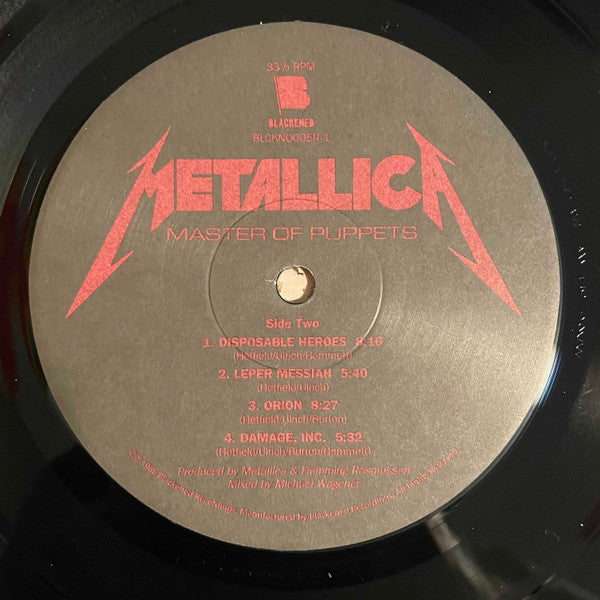 Metallica - Master Of Puppets - 2022
