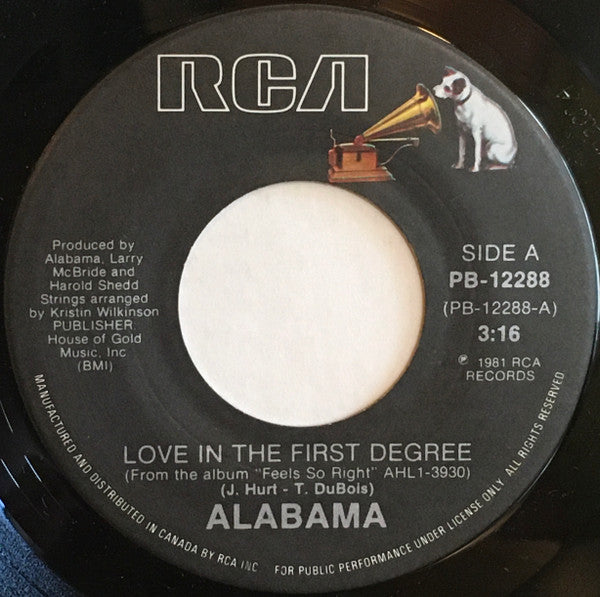 Alabama - Love In The First Degree