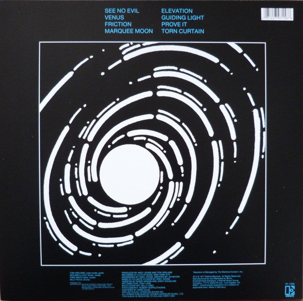 Television - Marquee Moon - 2022