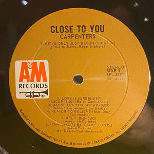 Carpenters - Close To You - 1970