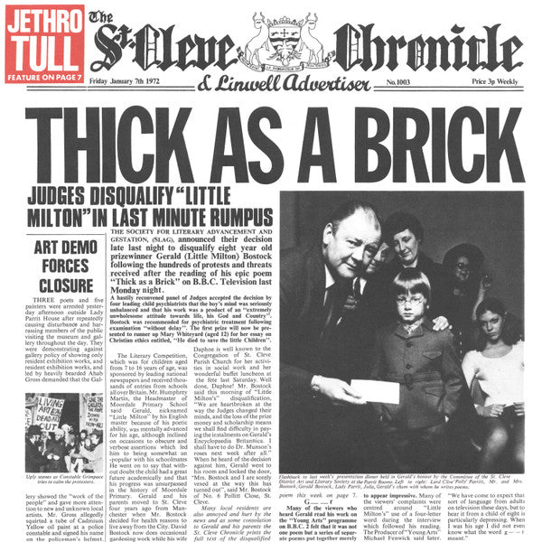 Jethro Tull - Thick As A Brick - 2022