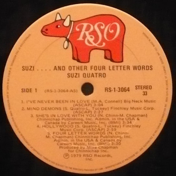 Suzi Quatro - Suzi... And Other Four Letter Words - 1979