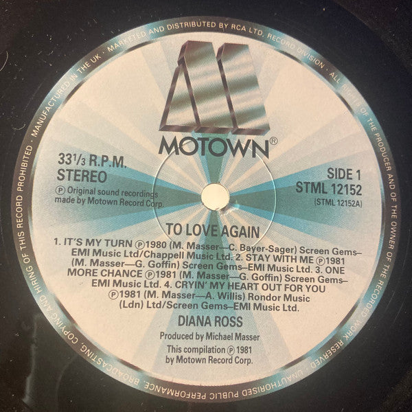 Diana Ross - To Love Again - 1981