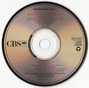 Michael Tilson Thomas | Sarah Vaughan, Los Angeles Philharmonic Orchestra - Gershwin Live! (CD) -