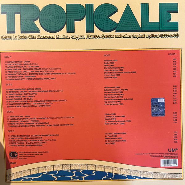 Various - Tropicale When La Dolce Vita Discovered Exotica, Calypso