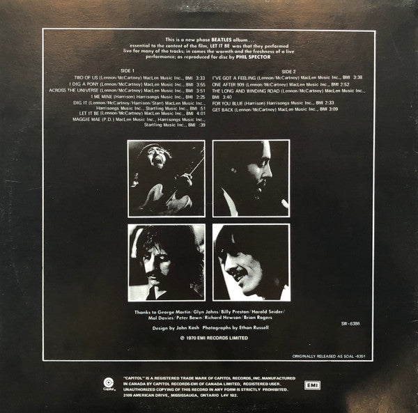 Beatles, The - Let It Be - 1978