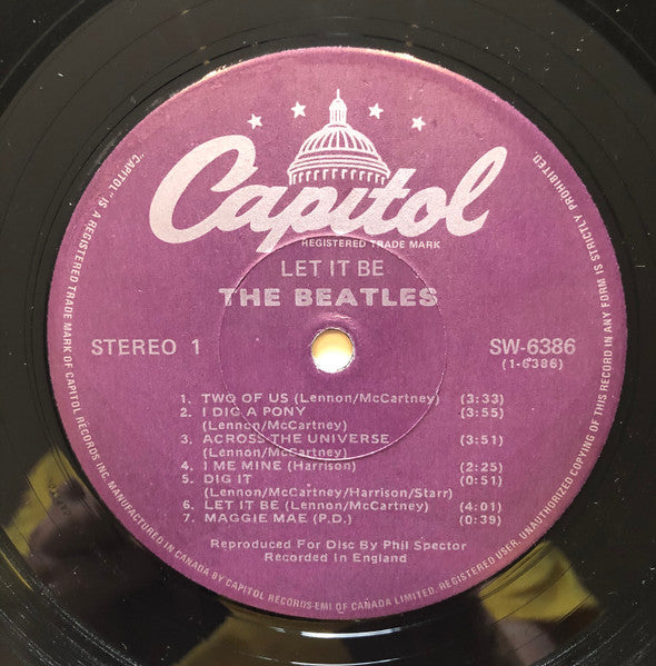 Beatles, The - Let It Be - 1978