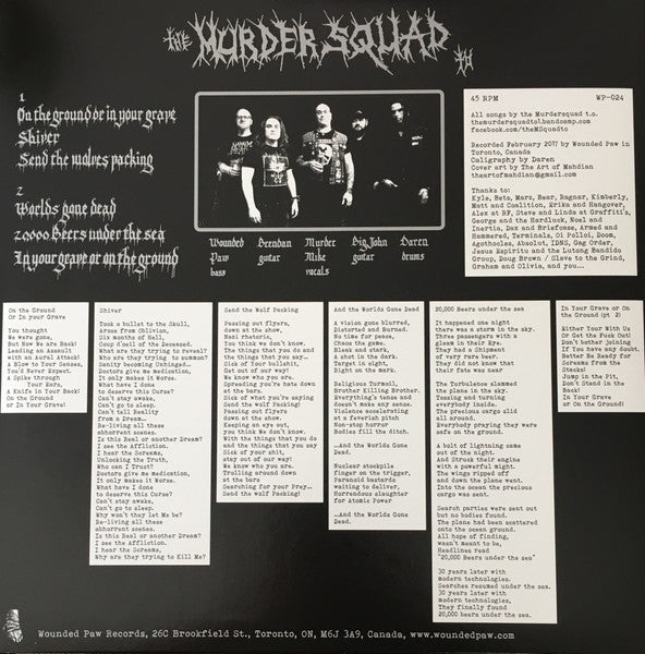 Murder Squad T.O., The - On The Ground Or In Your Grave - 2018