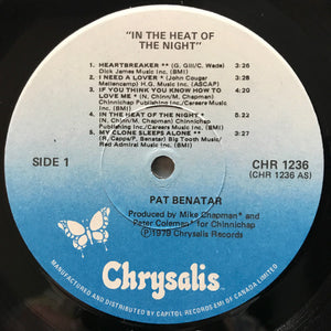Pat Benatar - In The Heat Of The Night