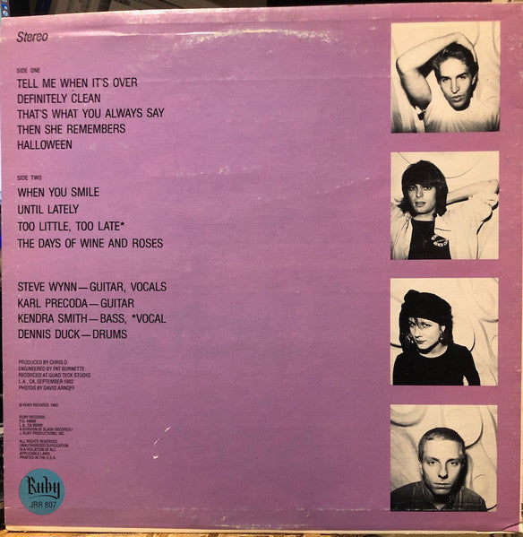 Dream Syndicate, The - The Days Of Wine And Roses - 1982