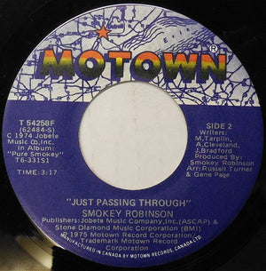 Smokey Robinson - Baby That's Backatcha - 1975