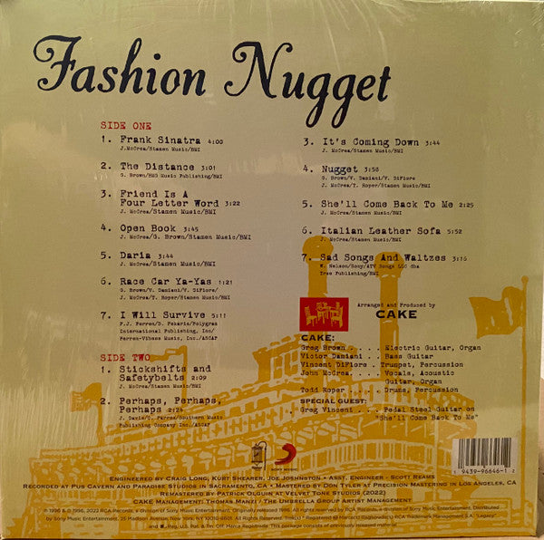 Cake - Fashion Nugget Vinyl Record