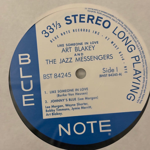 Art Blakey And The Jazz Messengers - Like Someone In Love Vinyl Record