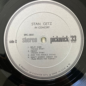 Stan Getz - Stan Getz In Concert -