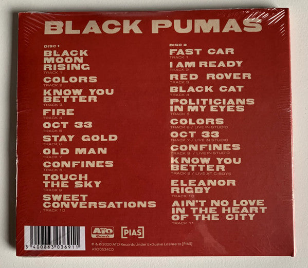 Black Pumas - Black Pumas (CD) - 2020