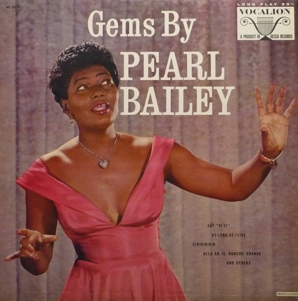 Pearl Bailey - Gems By Pearl Bailey