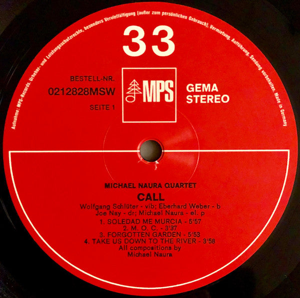 Michael Naura Quartet - Call
