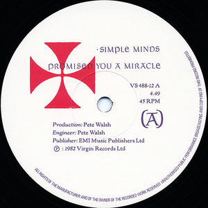 Simple Minds - Promised You A Miracle - 1982