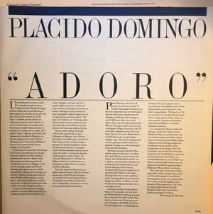 Placido Domingo - "Adoro" - 1982