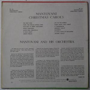 Mantovani And His Orchestra - Mantovani Christmas Carols -