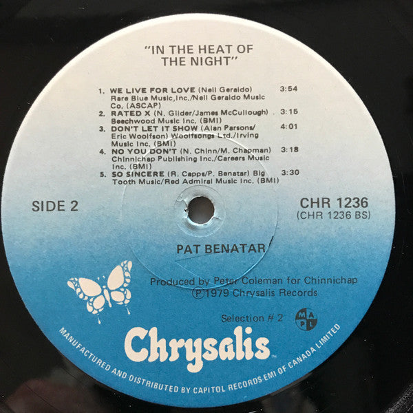 Pat Benatar - In The Heat Of The Night