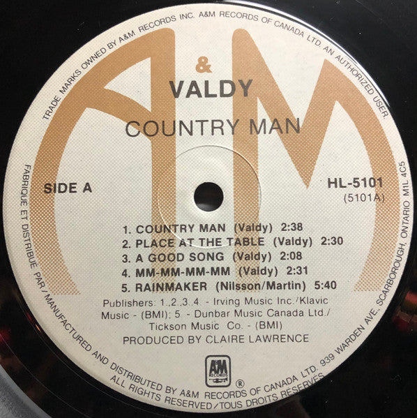 Valdy - Country Man