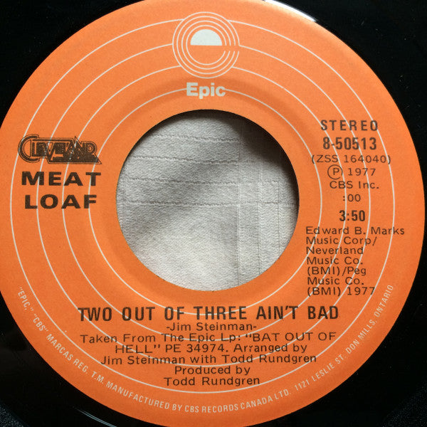 Meat Loaf - Two Out Of Three Ain't Bad