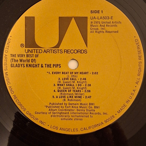 Gladys Knight And The Pips - The Very Best Of (The World Of) Gladys Knight & The Pips - 1975