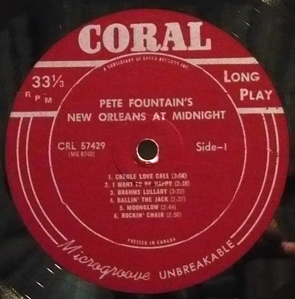 Pete Fountain - Pete Fountain's New Orleans At Midnight - 1963