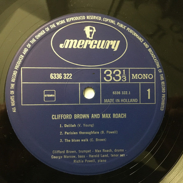 Clifford Brown And Max Roach - Clifford Brown And Max Roach -