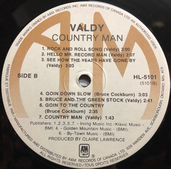 Valdy - Country Man