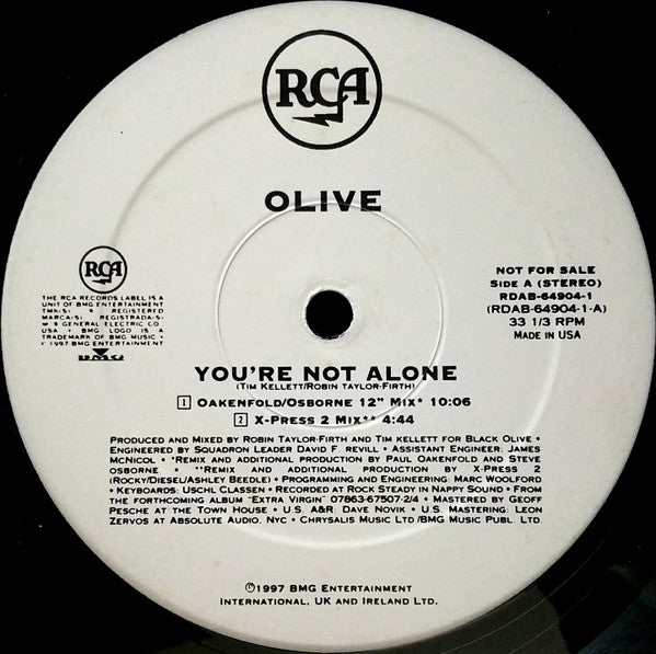 Olive - You're Not Alone - 1997