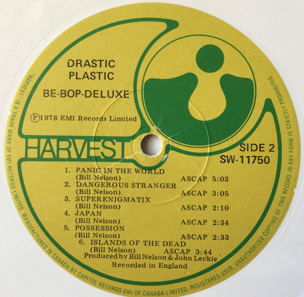Be Bop Deluxe - Drastic Plastic - 1978