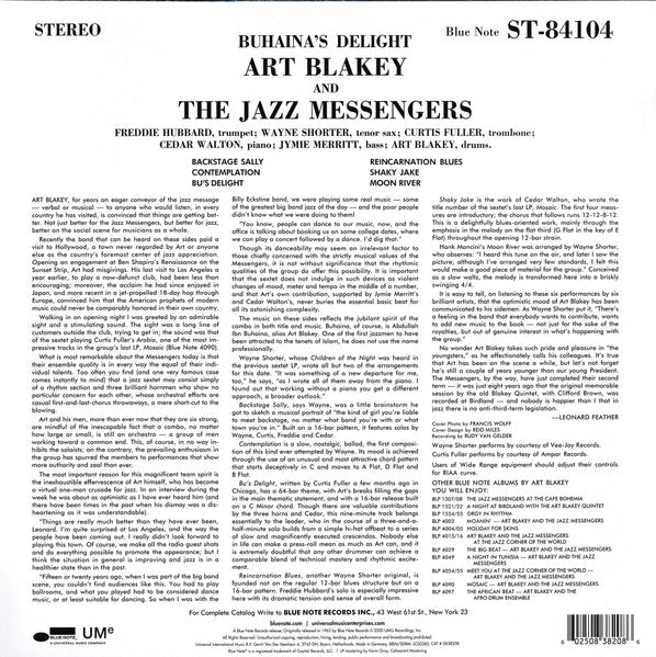 Art Blakey & The Jazz Messengers - Buhaina's Delight - vinyl