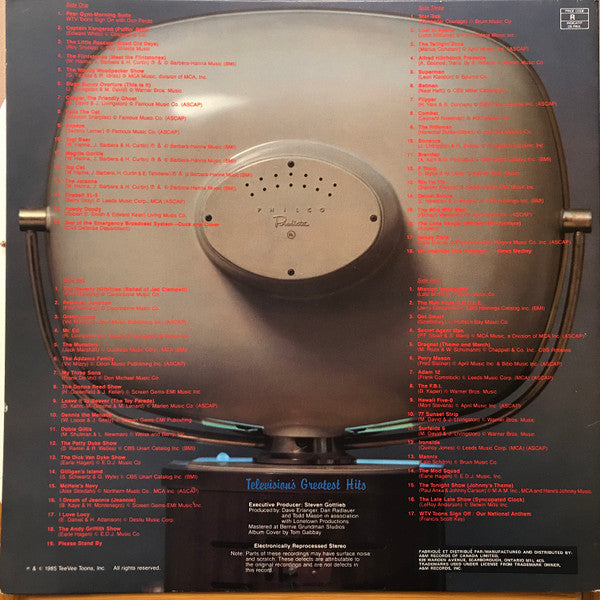 Various - Television's Greatest Hits (65 TV Themes! From The 50's And 60's)