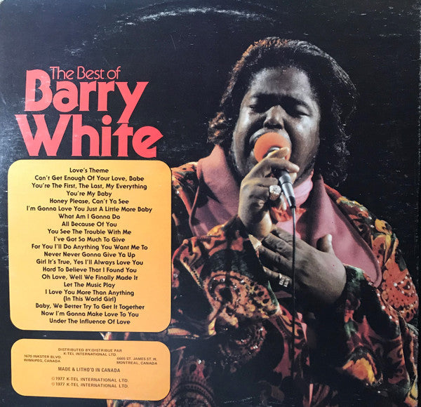 Barry White - The Best Of Barry White With His Love Unlimited