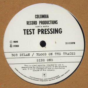 Bob Dylan - Blood On The Tracks Test Pressing