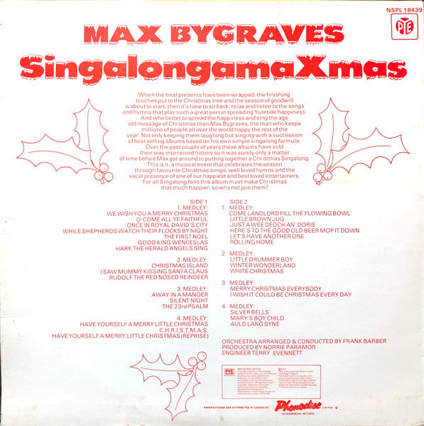 Max Bygraves - SingalongamaXmas - 1974
