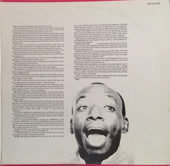 Earl Grant - The Best Of Earl Grant - 1980