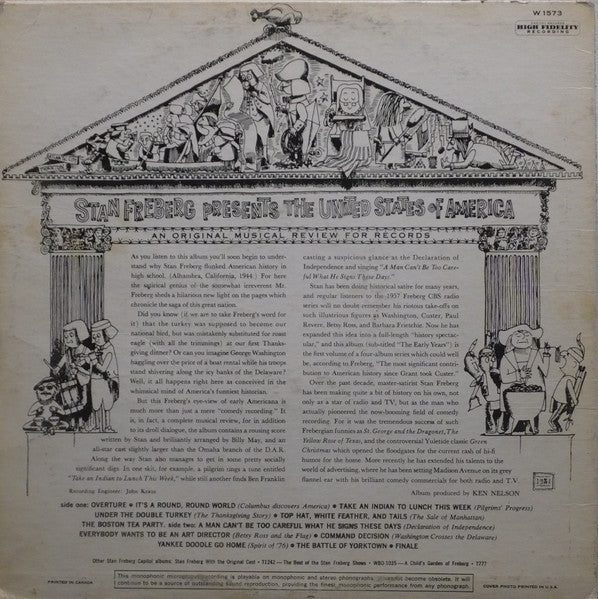 Stan Freberg - Presents The United States Of America, Vol. 1: The Early Years - 1961