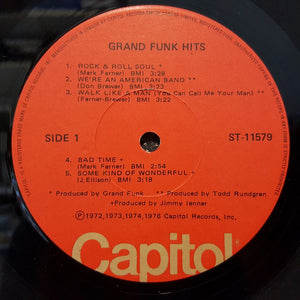 Grand Funk - Grand Funk Hits Vinyl Record