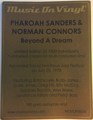 Pharoah Sanders & Norman Connors - Beyond A Dream - 2025