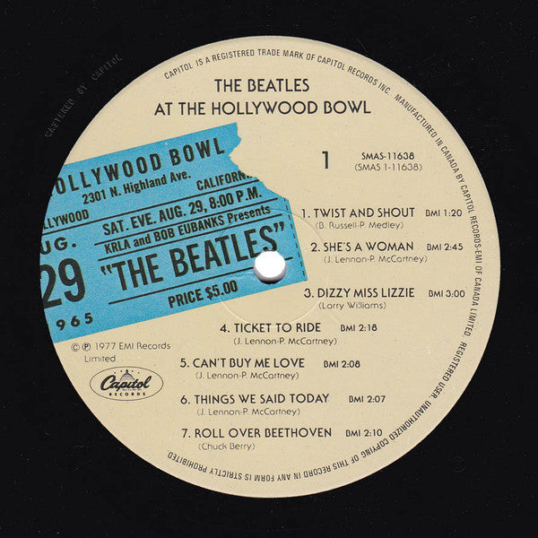 The Beatles - The Beatles At The Hollywood Bowl