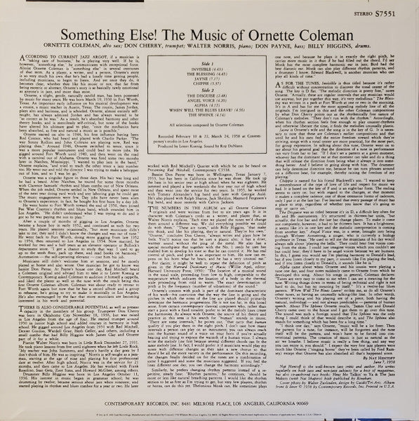 Ornette Coleman - Genesis Of Genius: The Contemporary Albums - 2022
