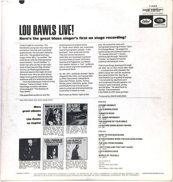 Lou Rawls - Live! - 1966