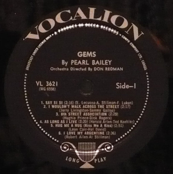 Pearl Bailey - Gems By Pearl Bailey